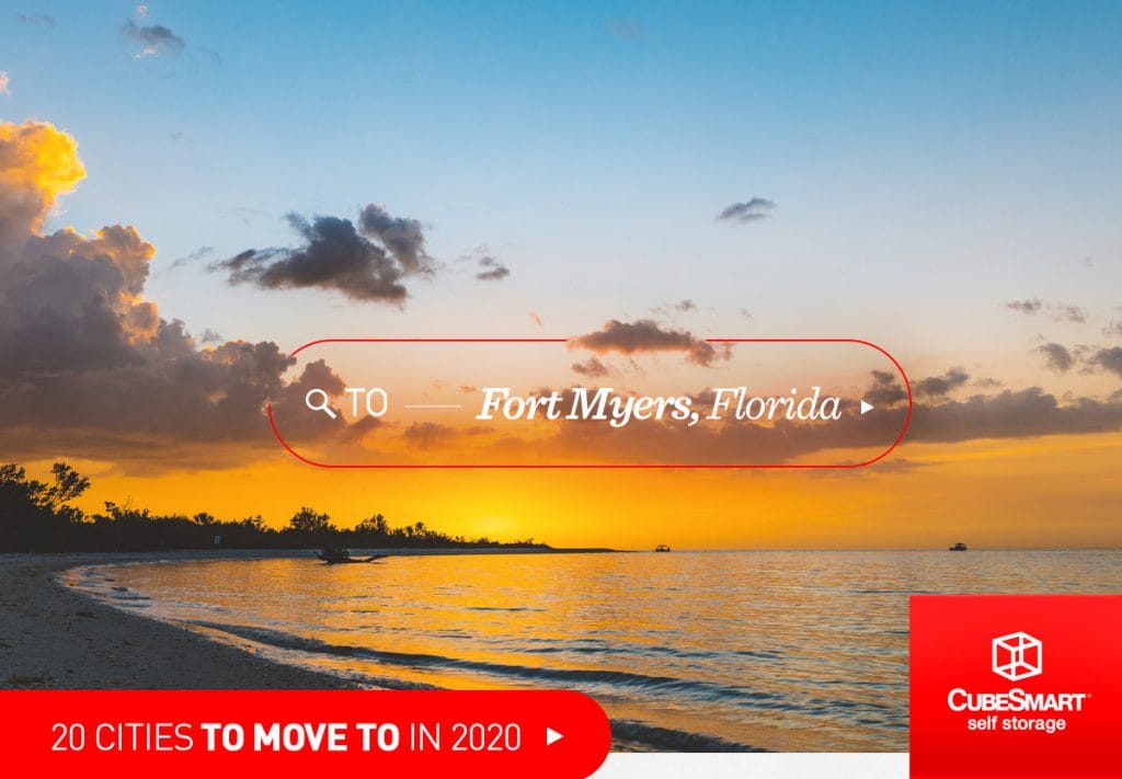 fort myers, fl at sunset
