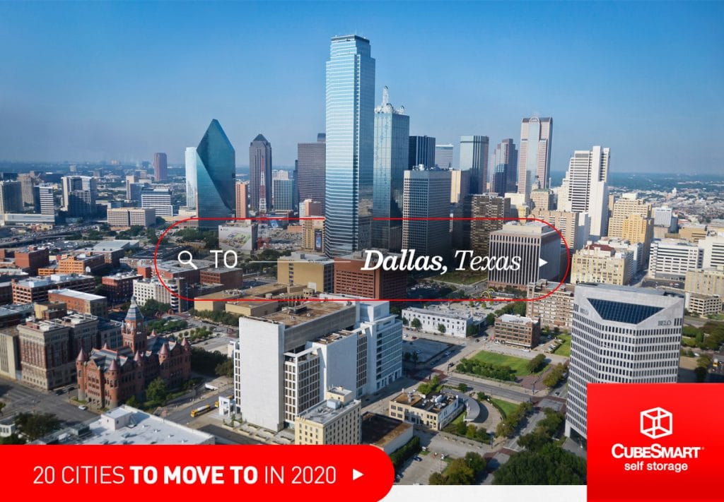 downtown dallas, tx on a sunny day