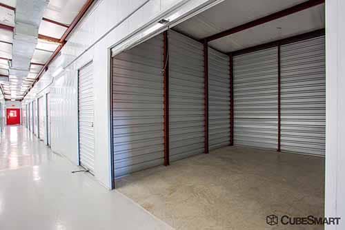 inside a CubeSmart storage unit in Lewisville, Texas