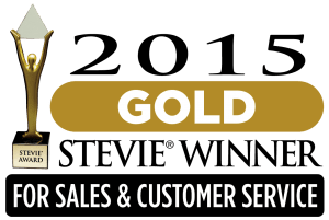 Gold Stevie Award for Customer Service