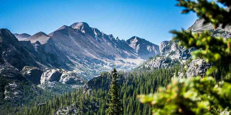 Mountain Range in Estes Park