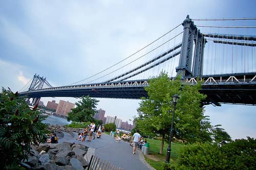Outdoor park in Brooklyn, New York