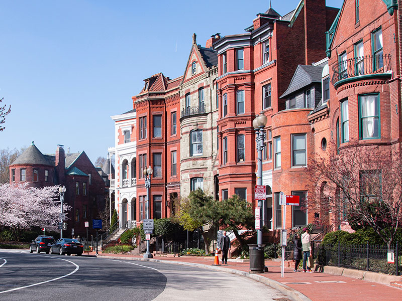 Washington DC townhomes.