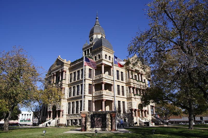 Old Courthouse in Denton, Texas