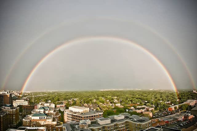 Rainbow in Arlington, Virginia