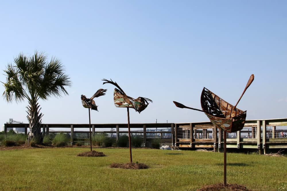 Sculptures by Atlanta artist Corinna Sephora