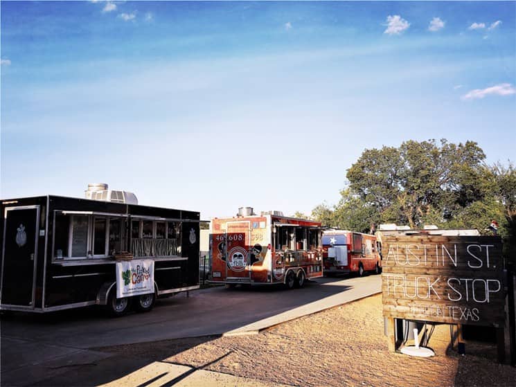 Austin Street truck stop in Denton, Texas