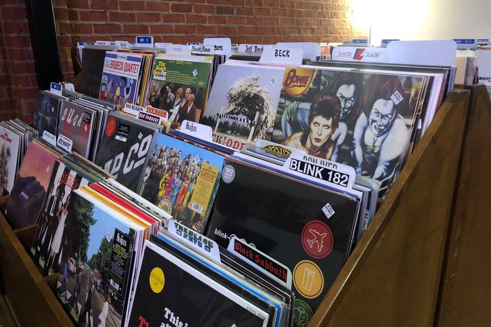 Shopping at World Records in Bakersfield CA