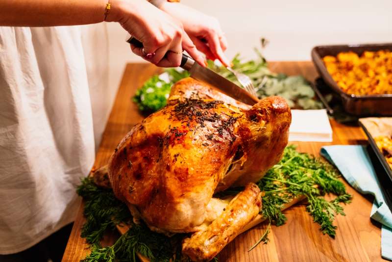 Dressed Turkey for Carving
