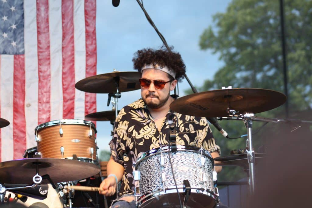 Performer at a Live on Mass event in Lawrence KS