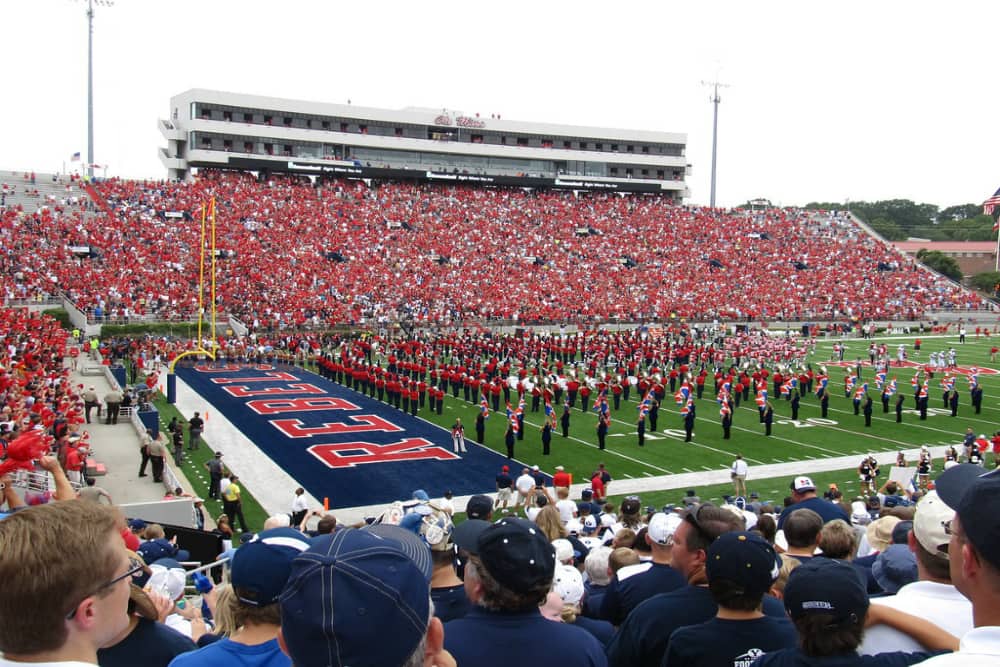 Oxford Mississippi Ole Miss Rebels football game