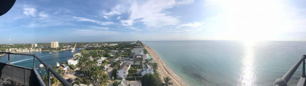 panoramic view of Pompano, FL