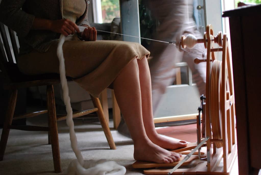 San Francisco weaver upcycling textiles