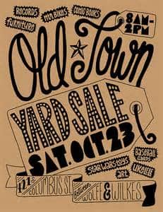 yard sale flyer