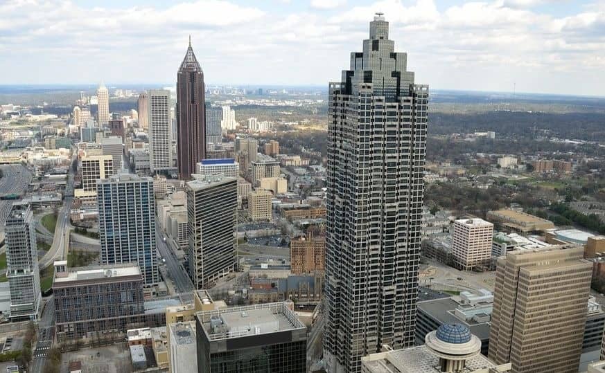 view of Atlanta buildings