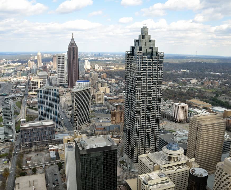 view of Atlanta buildings