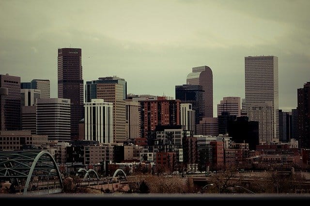 denver skyline overcast