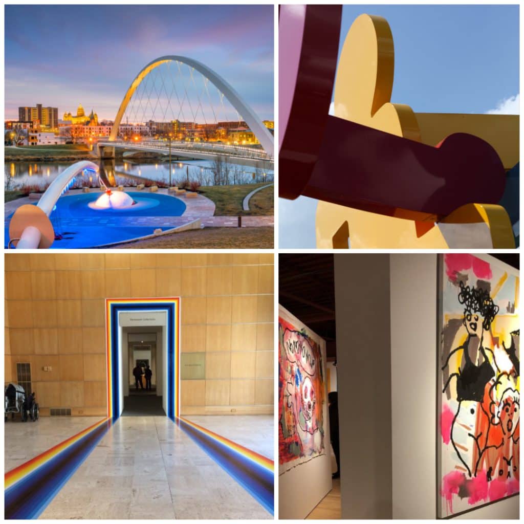 Des Moines, IA art museums and public art