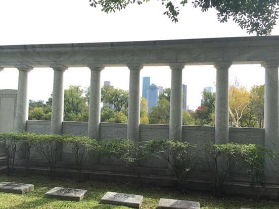 structure within the Glenwood Cemetery in Houston, Texas