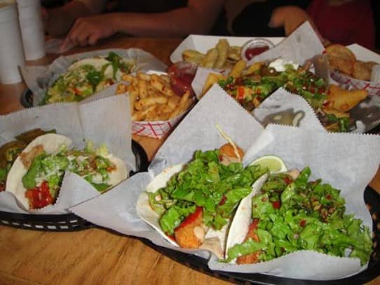 various tacos from Hankook Taqueria in Atlanta