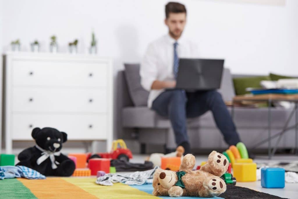 Organization tip for kids: store the unused toys in a storage unit