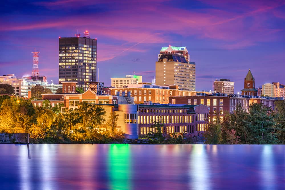 Skyline of Manchester NH