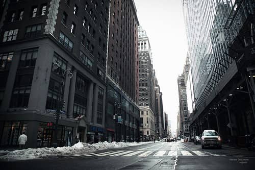 View down 7th avenue
