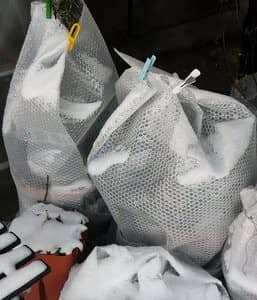 reuse bubble wrap after a move_Gardening bubble wrap tent