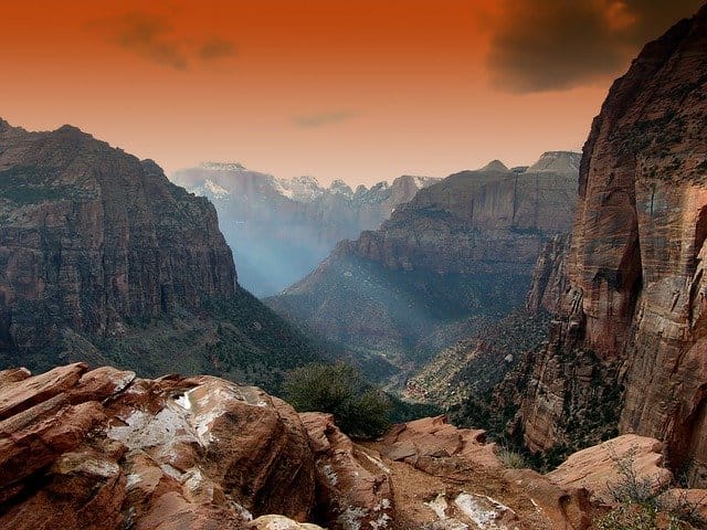 Zion National Park Sunset